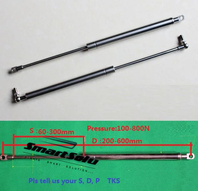 

free shipping 100to 800Nforce200 to 600mm central distance,60 to 300mm stroke, pneumatic Auto Gas Spring