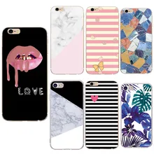 

JoyKiworld Fashion Capa Funda For iphone 5 5s 5se 6 6s 4.7''Case Cover Cute Cartoon Mouse Stand Flower Print Shell Bags House