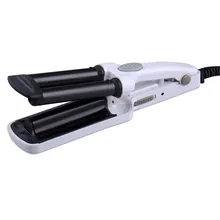 Professional Hair Curler Roller Salon Styling Tools Hair Curling Iron Curling Wand 3 Barrels Ceramic Deep Wave Curler Dropship