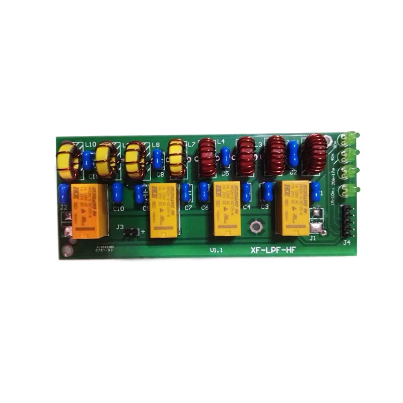 Lusya 3,5 МГц-30 МГц 100 Вт коротковолновый усилитель мощности фильтр низких частот ВЧ низких частот LPF 12 В DIY Kit/готовая T0610