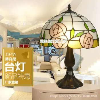 

Mediterranean Decor Turkish Mosaic Lamps E27 Stained Glass Lampshade Bedroom Bedside Vintage Table Lamp Light Fixtures