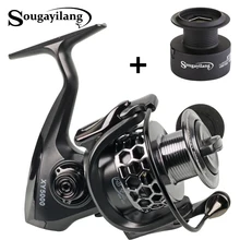 Sougayilang спиннинговая Рыболовная катушка с запасной катушкой 13+ 1BB 1000-5000 Серия Рыболовная катушка колеса Carretilhas катушка De Pesca