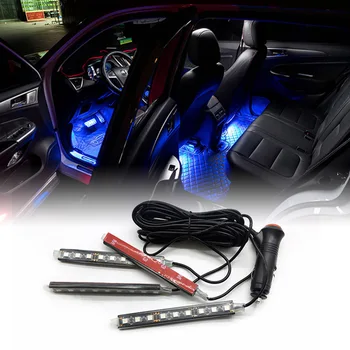 

1set car LED light interior Decoration lighting For Toyota Corolla Camry Prado Prius Highlander Crown RAV4 Car styling