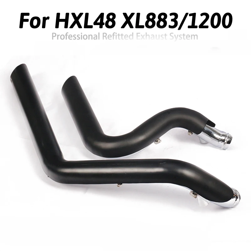 

For Harley-Davidson Sportster Iron XL48 XL883/1200 C N L Exhaust Motorcycle Pipes System XL1200 XL 883 2005 06 to 2018 Year
