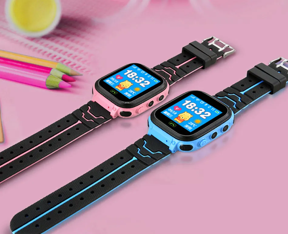 SALFRESA Children Waterproof Smart Watch HD Camera Kids SOS Localization Tracker Electronic Fence Smart Bracelet SIM Card Call-15
