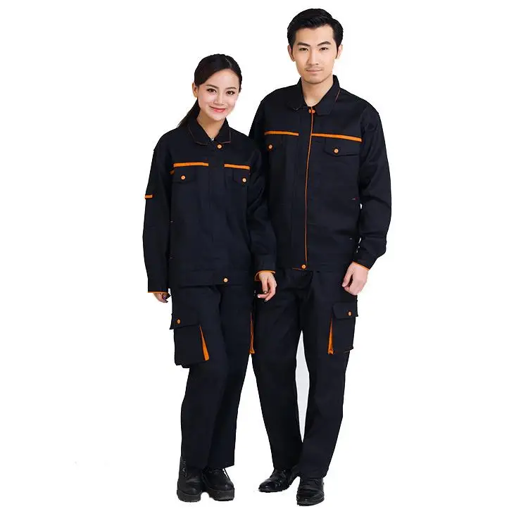 Work Clothing Men Women Uniform Long Sleeve Coveralls Protective Cloth Overalls for Worker Repairman Machine Auto Repair Welding
