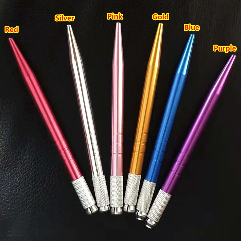 

50pcs/pack Microblading Tattoo Machine Tools Tattoo Permanent Tattoo Eyebrow Makeup Manual Pen Handle Eyelash Mini Manual Tools
