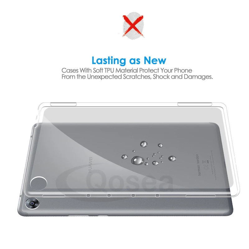 5 шт. силиконовый мягкий ТПУ чехол для Huawei Mediapad M5 Lite 10 1 противоударный 8 4 защитный
