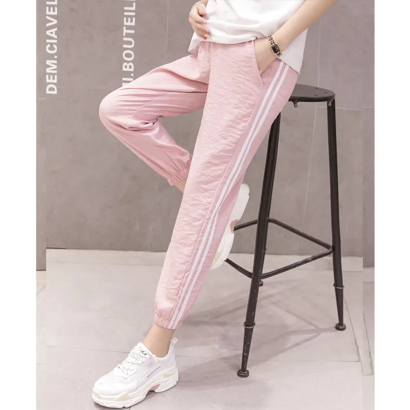 Side Stripe Haren Capris Maternity Pants For Pregnant Women Clothes Casual Pregnancy Pants Nursing Maternity Trousers Pants Side Stripe Haren Capris Maternity Pants For Pregnant Women Clothes Casual Pregnancy Pants Nursing Maternity Trousers Pants