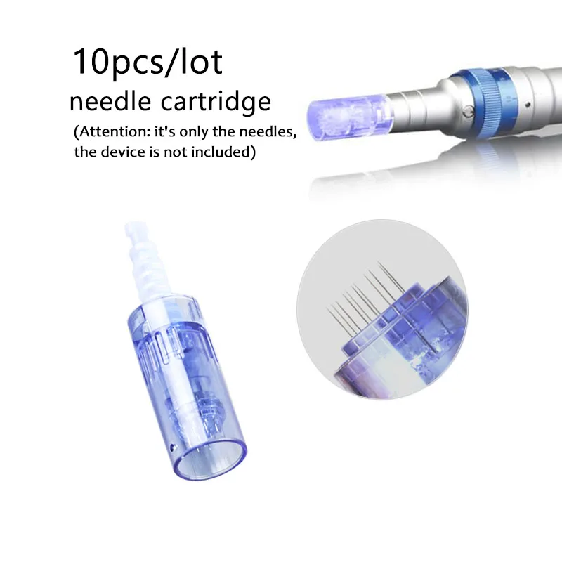 10 шт./лот 12pin 36 булавки иглы картридж Dr pen A6 татуировки Советы micro derma ручка Сменные иглы картриджи