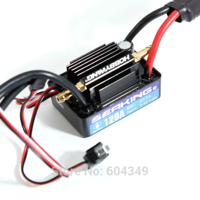  Hobbywing 2-6S Seaking 120A V3 Electronic Speed Controller ESC for RC BoatsFreeshipping 