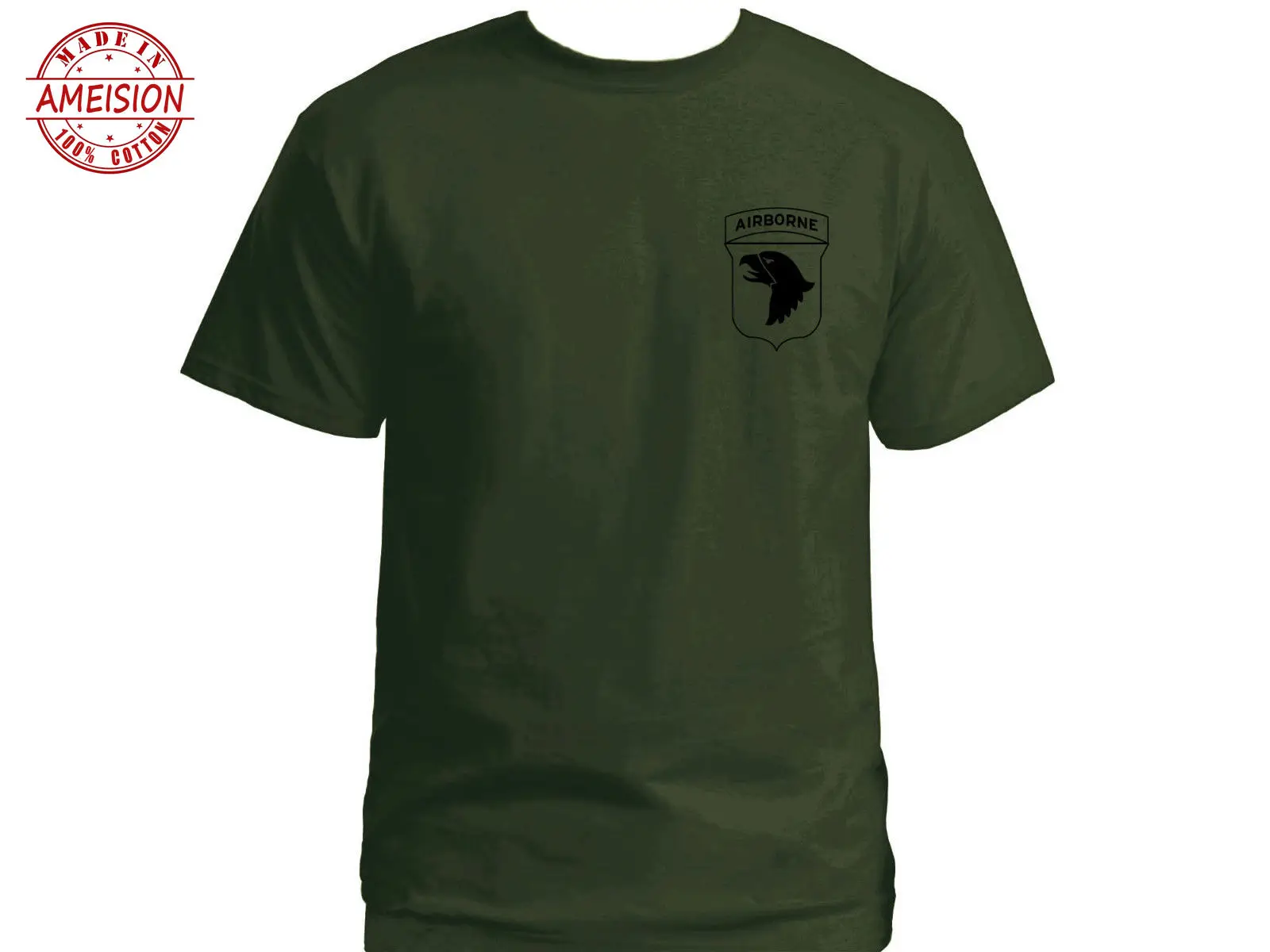 Новая летняя Горячая Распродажа Мужская мода 2019 US Army 101st Airborne Division кричащий Орел