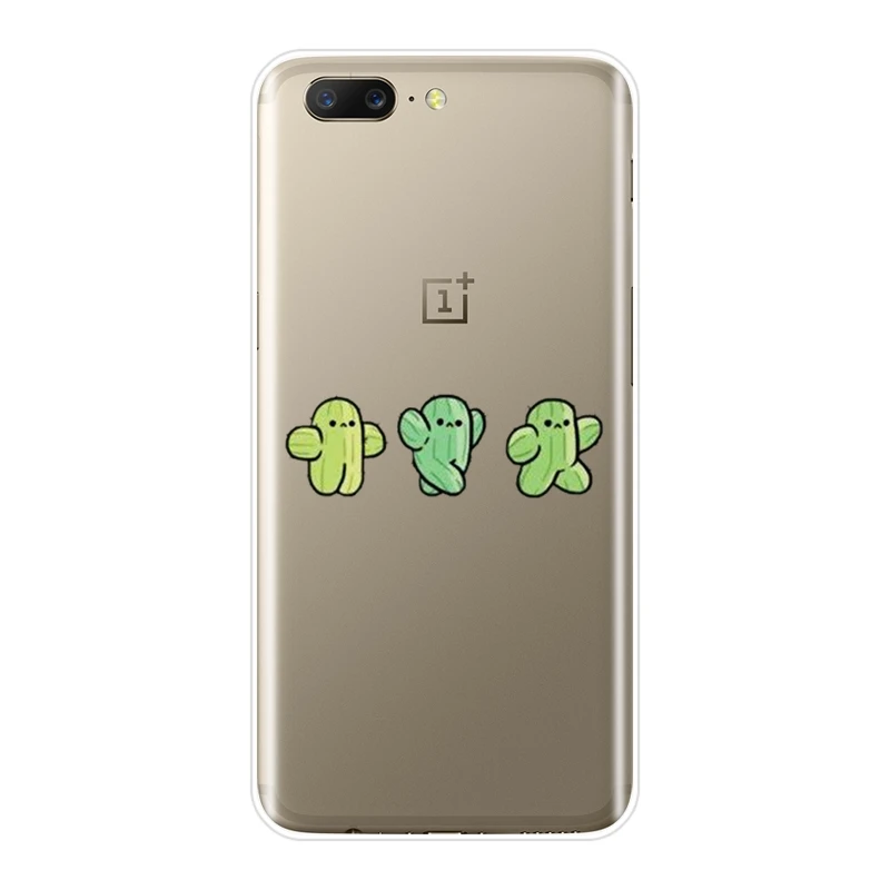 Мягкий чехол для телефона из ТПУ OnePlus 6 6T 5 5T 3 3T Силиконовая задняя крышка с