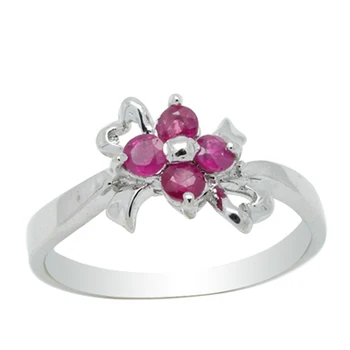

2017 Qi Xuan_Fashion Jewelry_Red Stone Simple Elegant Woman Rings_S925 Solid Sliver Fashion Rings_Manufacturer Directly Sales