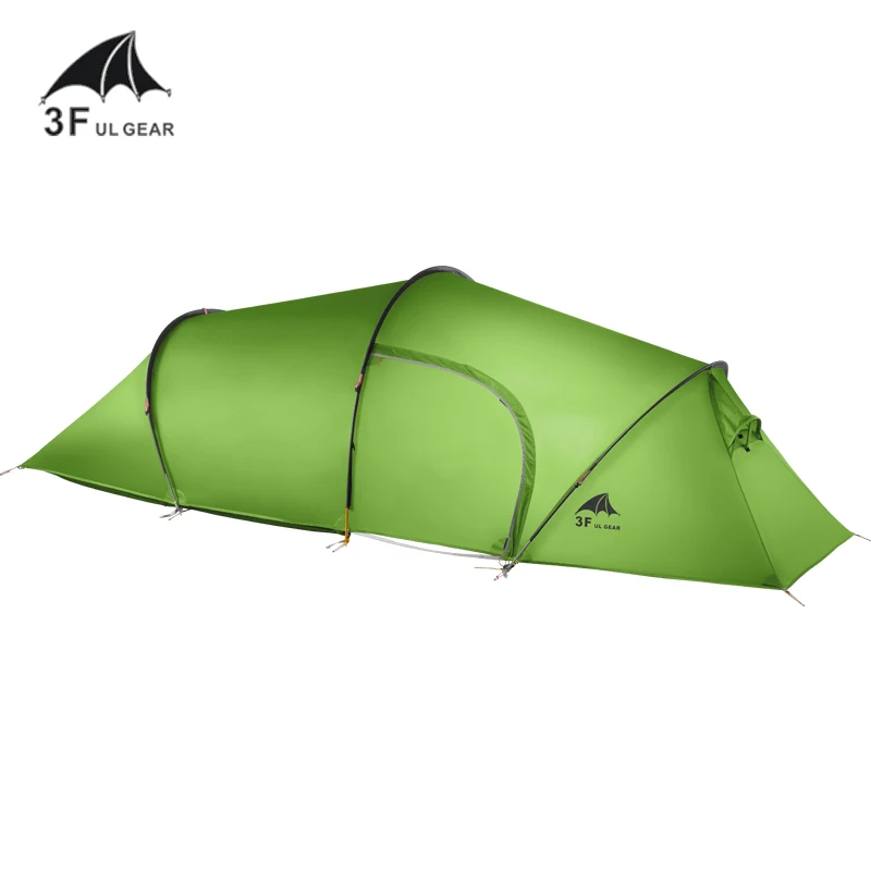 

3F UL Gear TaiHang2 Waterproof Ultralight 15D Silicone Coated 210T Taffeta 2 Men Double Person Backpacking Tent 3 or 4 Season