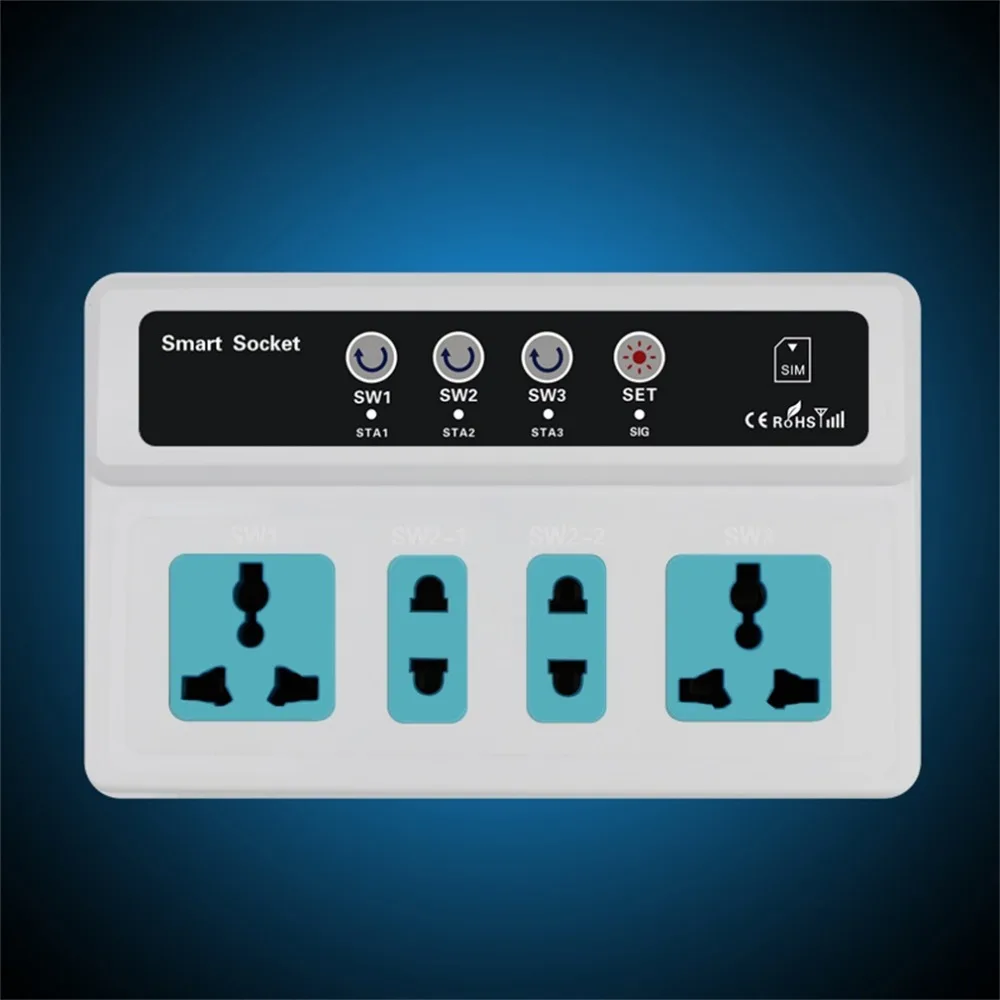 Prix pour Commutateur 3 Prises de Contrôle À Distance Sans Fil Mobile Téléphone GSM SIM Smart Socket Commutateur Prix pour Commutateur 3 Prises de Contrôle À Distance Sans Fil Mobile Téléphone GSM SIM Smart Socket Commutateur