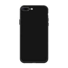Funda de TPU de silicona suave mate negro ultrafino para iPhone XS Max XR X 7 8 Plus 6 6S Plus 5 5E 5S 11 Pro, funda trasera suave para teléfono