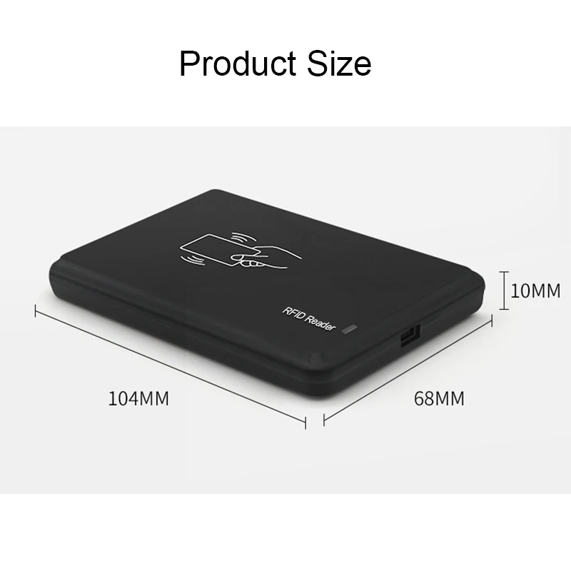 Eseye RFID считыватель 125 кГц EM4100 RFID ID бесконтактных чувствительность Смарт-Карты Поддержка окна Системы USB Rfid Считыватель