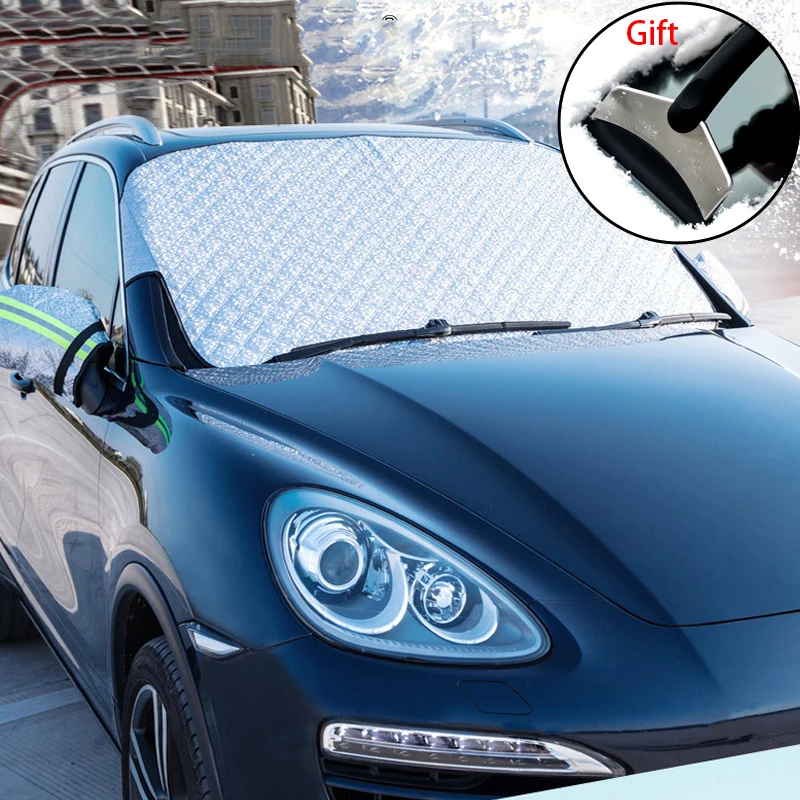 

Car Covers Snow Windshield Sunshade SUV Sedan Rearview Mirror Reflective Strip Rain Proof Outdoor Auto Protection Accessories