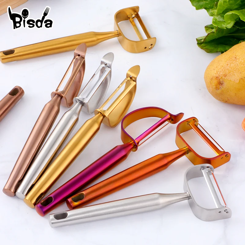 

Fruit Peeler Kitchen Vegetable Peeler Straight & U Shape Peeler Metal Potatoes Fruit Apples Skin Slicer Sharp Blade Kitchen Tool