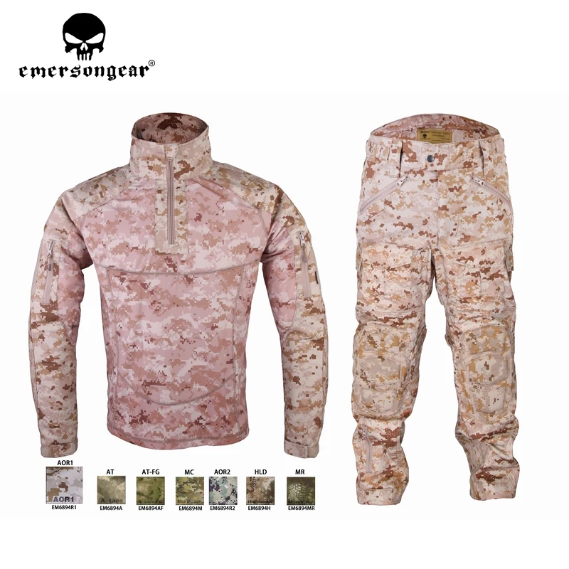 Emersongear мужской Камуфляжный костюм тактическая спортивная одежда военный боевой