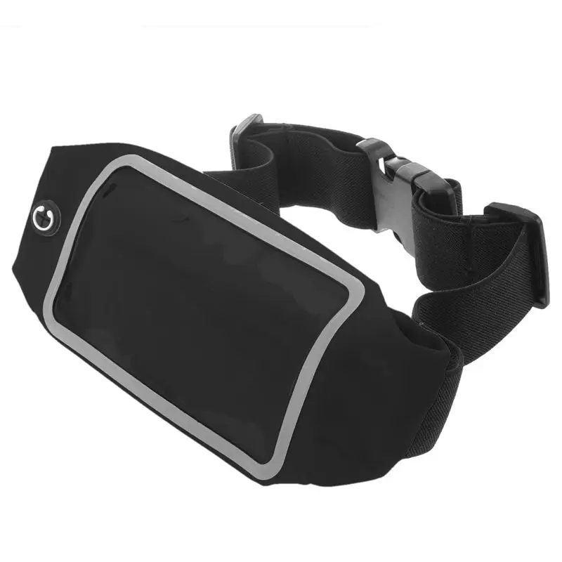 

Sports Running Jogging Gym Waist Belt Bag Case Cover Holder for iphone 6 Plus 5.5" Black