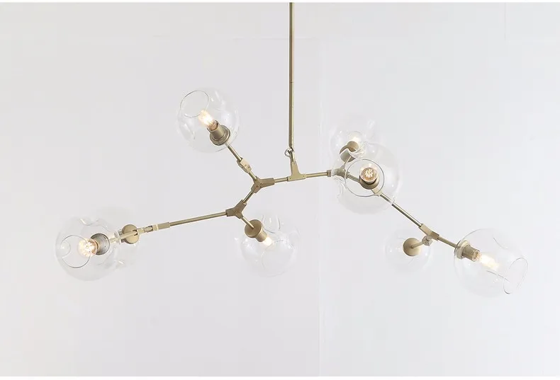 Industrial molecule hanging lamp Kitchen Bar Coffee Shop Dining room Tree Branch Chandeleir indoor home loft decor sputnik lamp