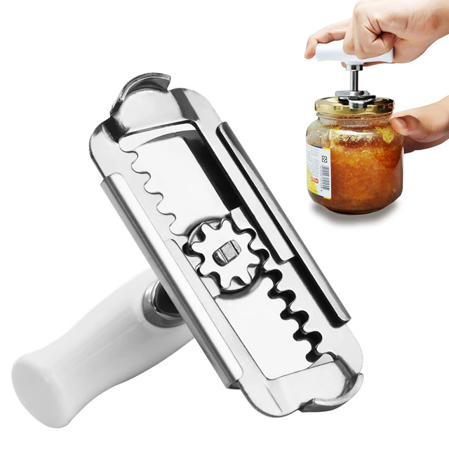 Adjustable Cap Opener Tool, Easy Open Jar Lid Remover, Large Mason