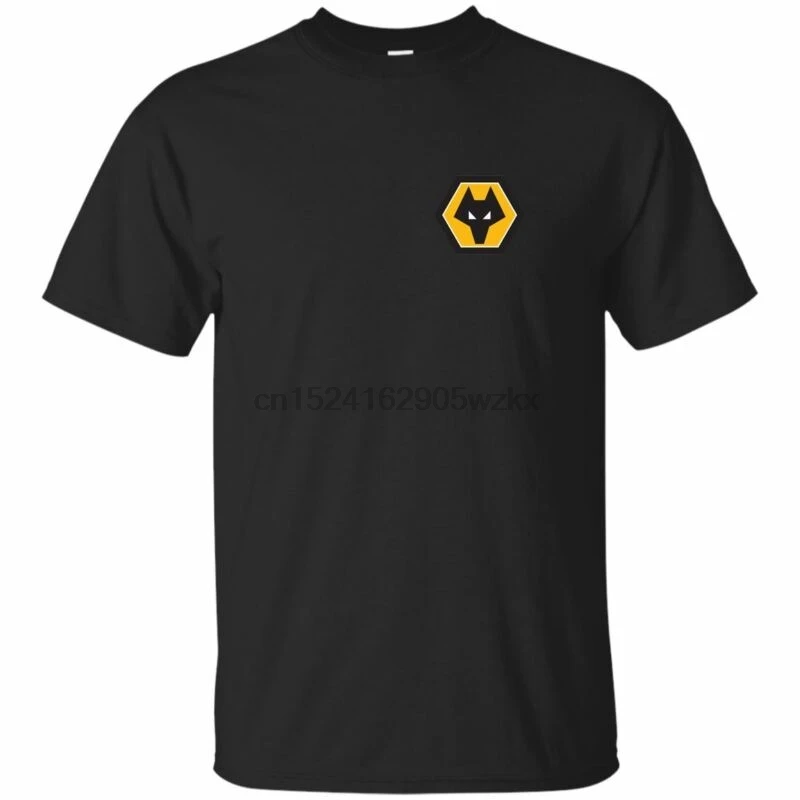Футболка для фанатов wolverhemton Wanderers-футболка черного и темно-синего цвета-Размер