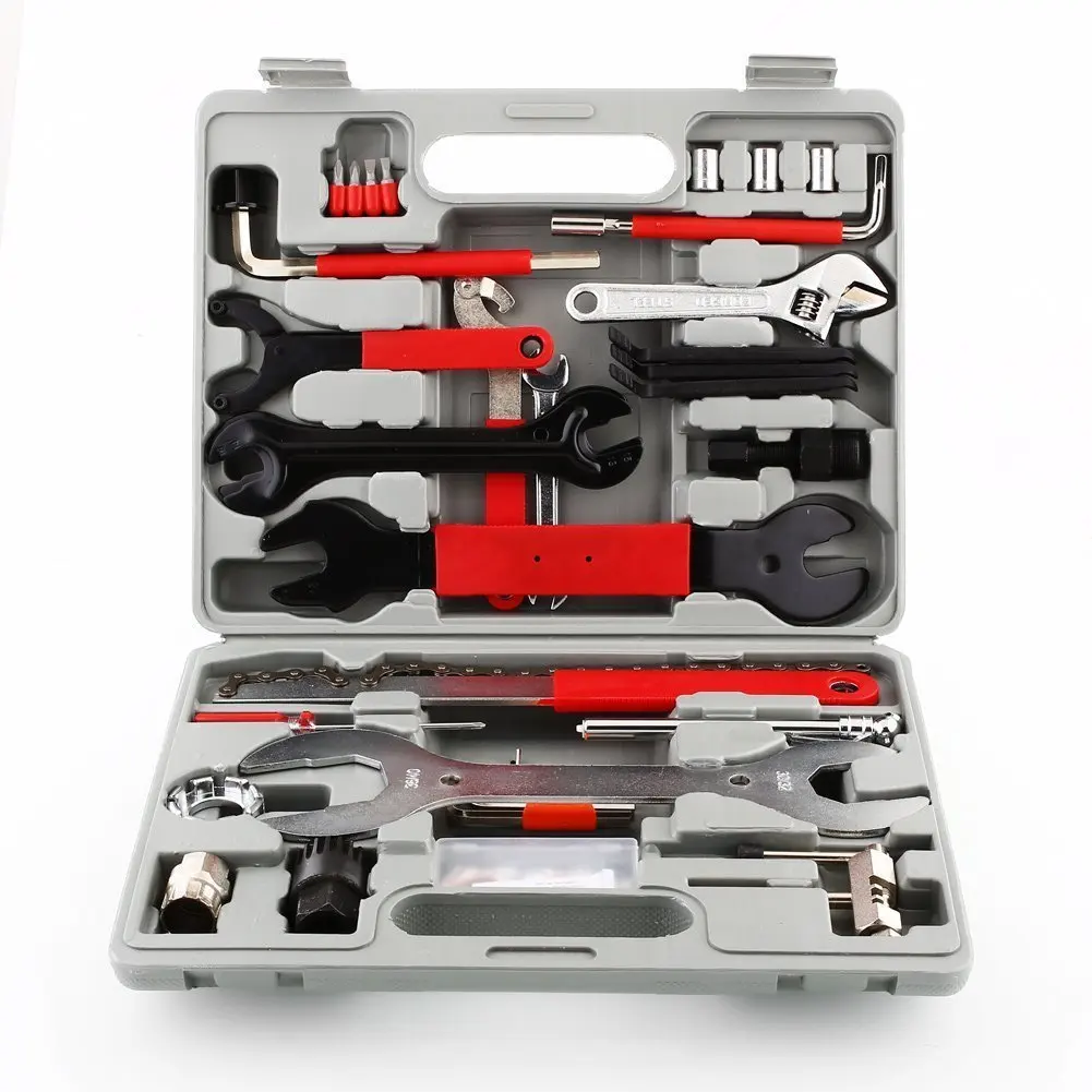 

Catazer MTB Bicycle Repair Kit 44 Parts Repair Tool for Riding Equipments Universal Bicycle Tool Set