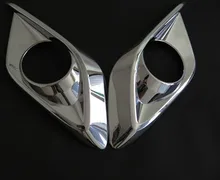 2 шт. Бесплатная доставка ABS Chrome передние противотуманные свет лампы чехол накладка для Mazda 3/AXELA 2014 2015 2016