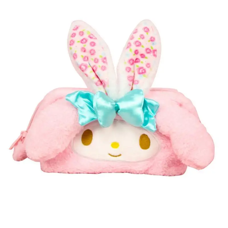 

1 Pc new Pretty Cartoon My Melody Easter Rabbit Coin Purse Cosmetic Bags Storage Travel Pouch Girl makeup bags Plush toys