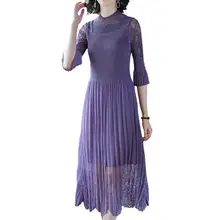 Женское фиолетовое длинное вечернее платье бодикон элегантное