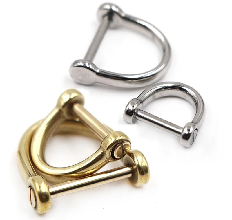 U Adjustable Shackle 5mm for Paracord Bracelet 3pcs Stainless Steel D