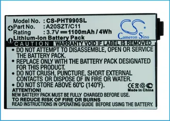 

Cameron Sino High Quality 1100mAh Battery A20SZT/C11 for Philips 9@9T, 9A9T, Xenium 9@9T, Xenium 9a9T
