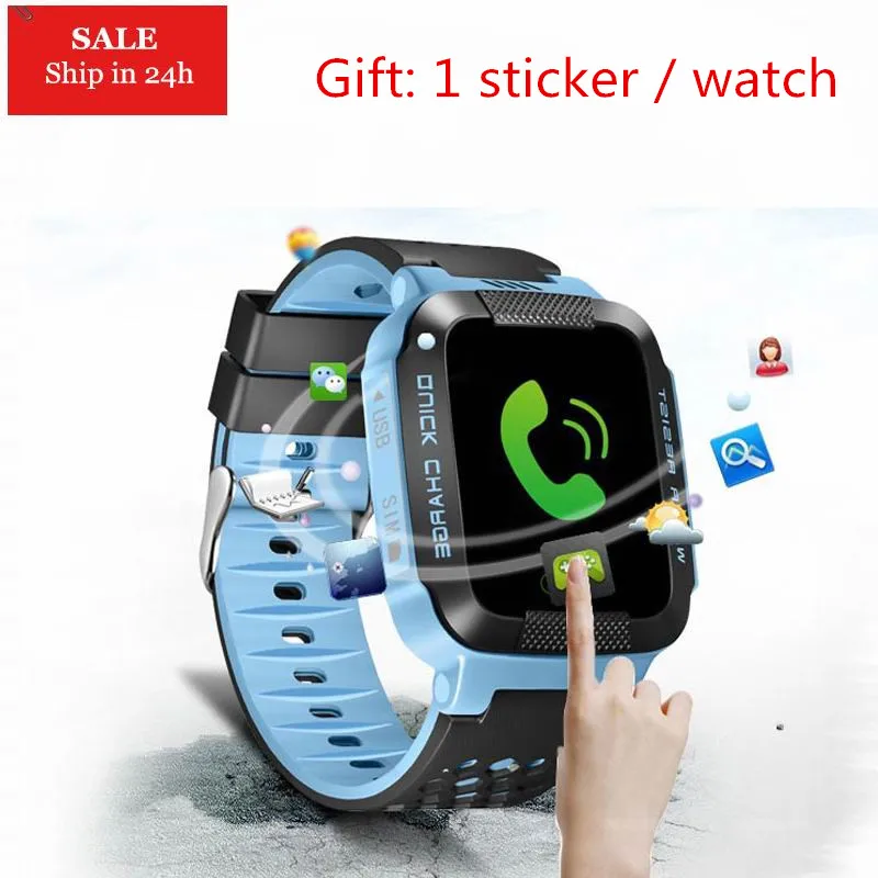 Y21 2G GSM GPS Smart Baby Watch phone relogio inteligente Touch Screen Kids watches Locator Tracker SOS Anti-Lost Smartwatch