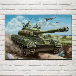 Art боевое оружие Tank искусство самолет истребитель QX081 жизни комнатное домашнее настенное искусства декора деревянная рамка плакаты