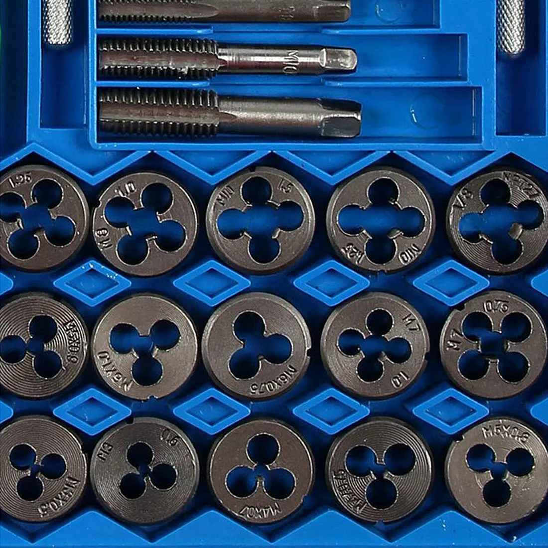 

Screw Thread Metric Plugs Taps Nut Bolt Alloy Metal Hand Tools 40pcs/set Metric Tap Wrench Tip and Die Set M3-M12