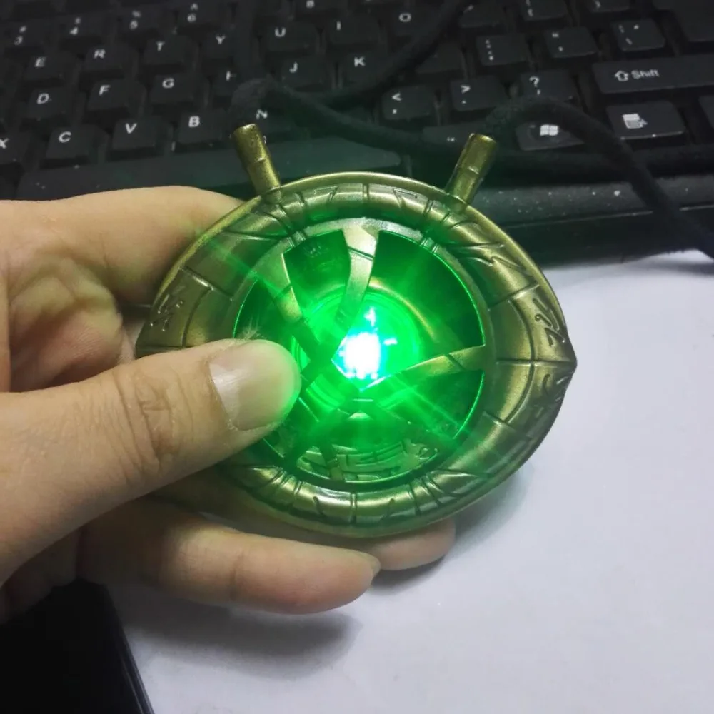 1 1 Doctor Strange Necklace Keyring Time Stone Eye Of Agamotto