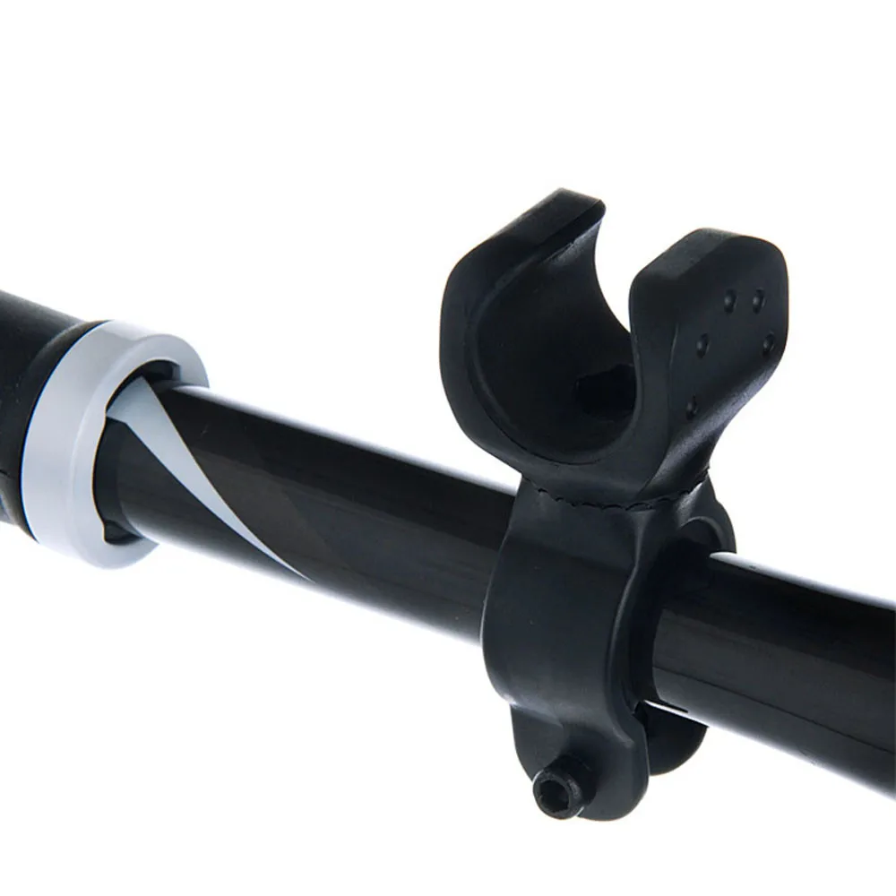 

PROBE SHINY 2019 360 Torch Clip Mount Bicycle Front Light Bracket Flashlight Holder 360 Rotation With antiskid rubber gaskets