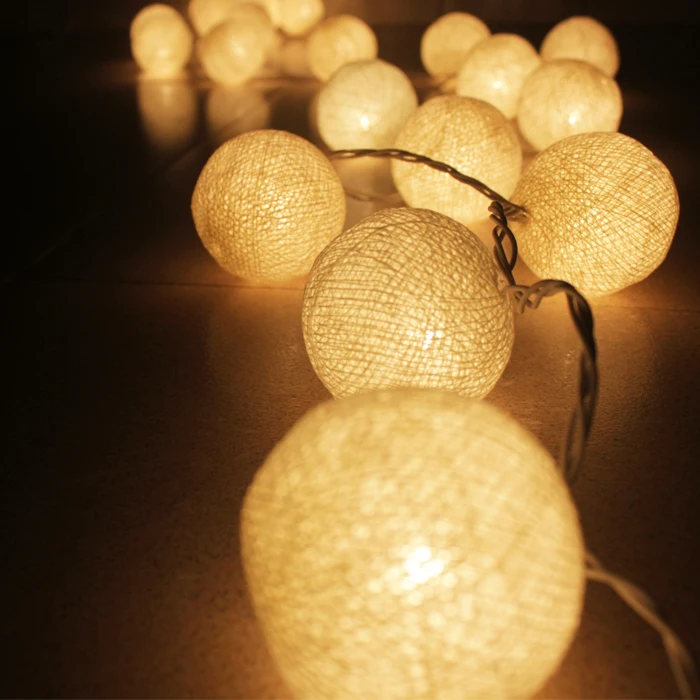 

Thailand Lantern Festival lantern festival lamp string Wedding Christmas tree festival lamp bedroom decorative lamp 20light ball
