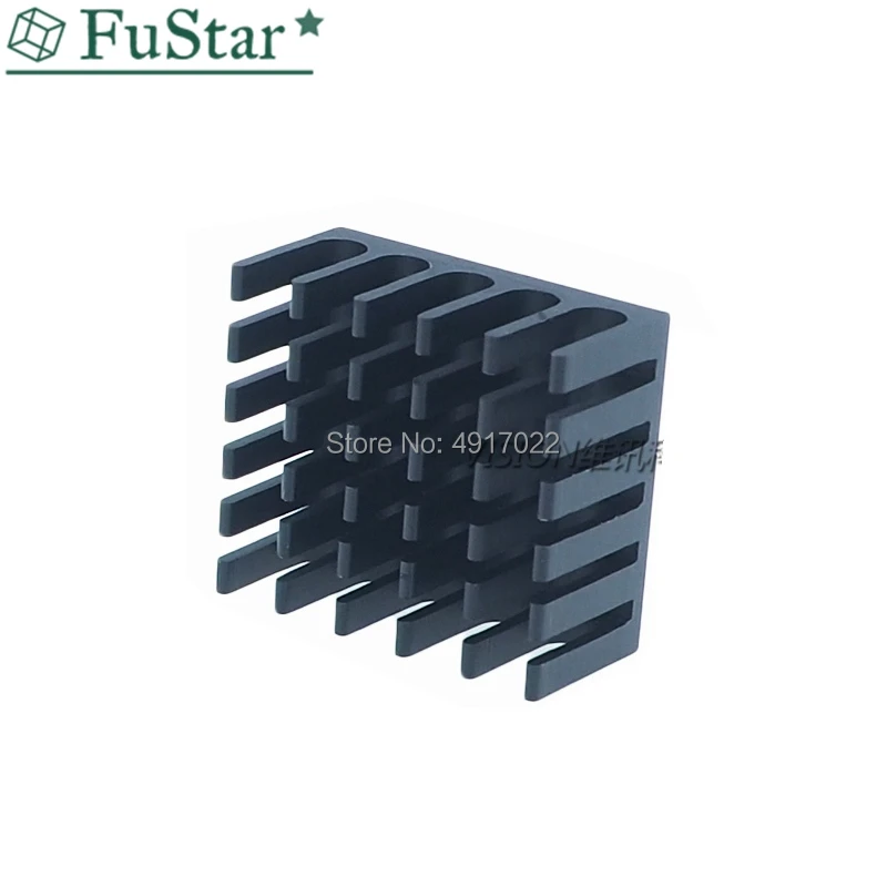 10pcs Heatsink Cooling Fin Aluminum Radiator Cooler Heat Sink For Ic Chip Led 22 22 10mm Black 22x22x10mm Led Radiator 22 22 10 Lamp Radiators Aliexpress