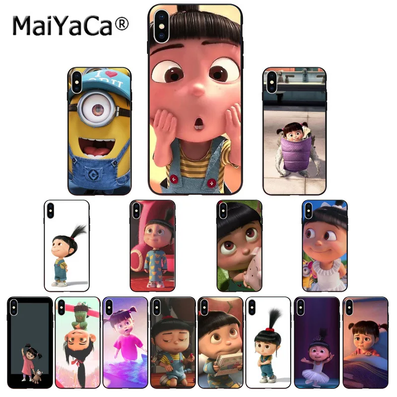 

MaiYaCa Minions Minion My Unicorn Agnes fashion DIY Beautiful Phone Case for Apple iPhone 8 7 6 6S Plus X XS MAX 5 5S SE XR
