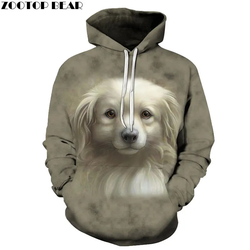 Lovely Dog Hoodies Sweatshirts Men Women Tracksuit 3d Printing Pullover ...