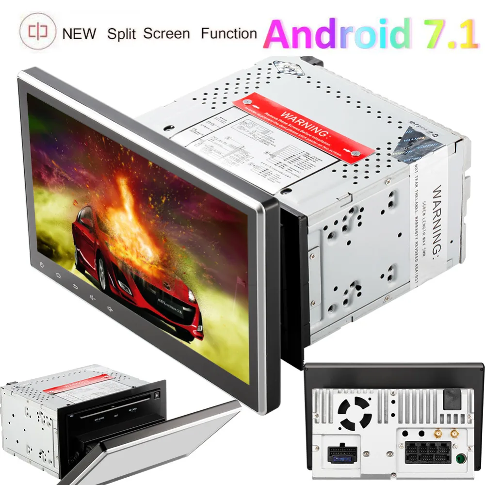 

Radio RDS FM/AM Receiver Support OBD 3G/4G Rear Camera Included!Octa-Core Car Stereo gps tracker With Android 7.1 Double 2 Din
