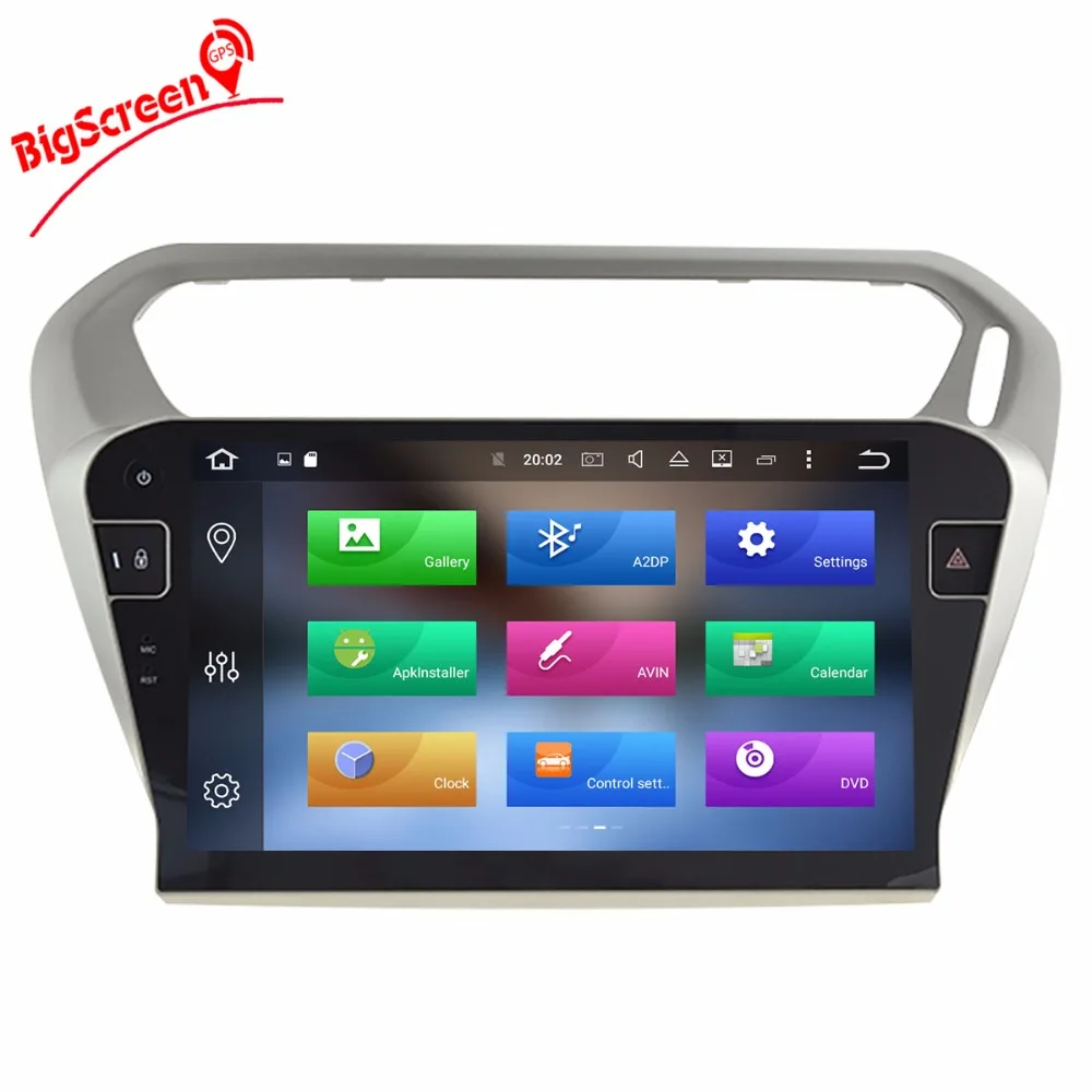 Автомобильный мультимедийный плеер Android 8 1 GPS навигация мультимедиа для PEUGEOT 301