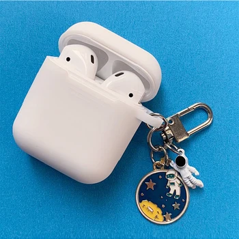 

Cosmic Astronaut Spaceman Planet Decor Silicone Case for Apple Airpods 1 2 Accessories Case Protective Cover Box Earphone Bag