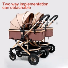 foldable twin baby double stroller