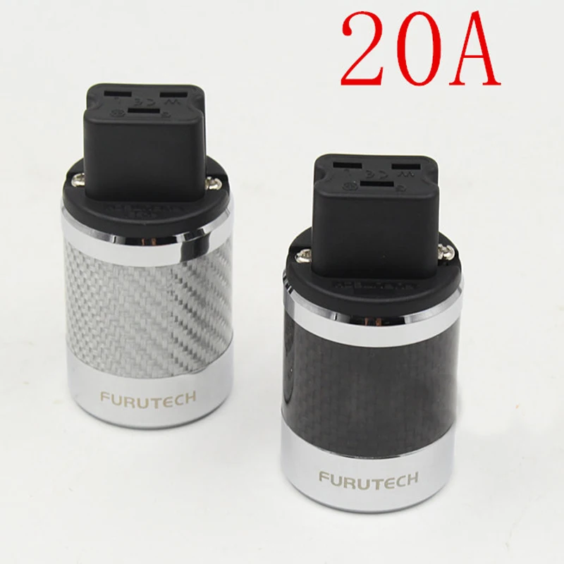 ródio chapeado 20a iec fêmea plug conector audiophile alta fidelidade
