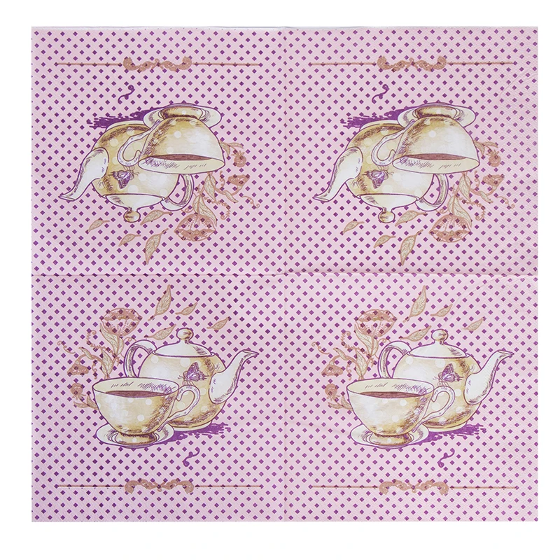 20 шт./упак. Kawaii шикарный горшок чашка розового и фиолетового цветов Бумага